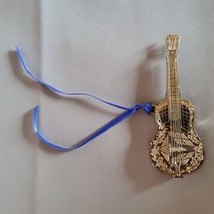 Metal guitar ornament